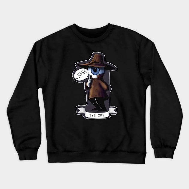 EYE SPY Crewneck Sweatshirt by droidmonkey